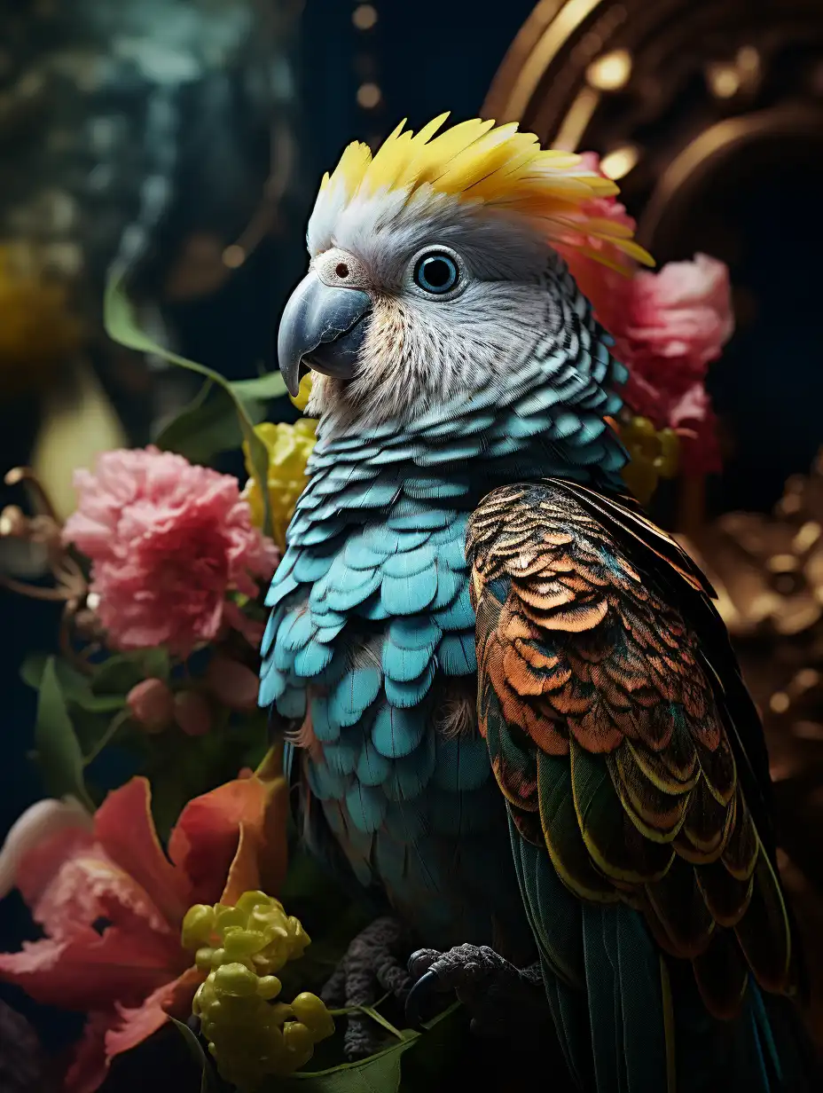 Junger Mann in der Zukunft